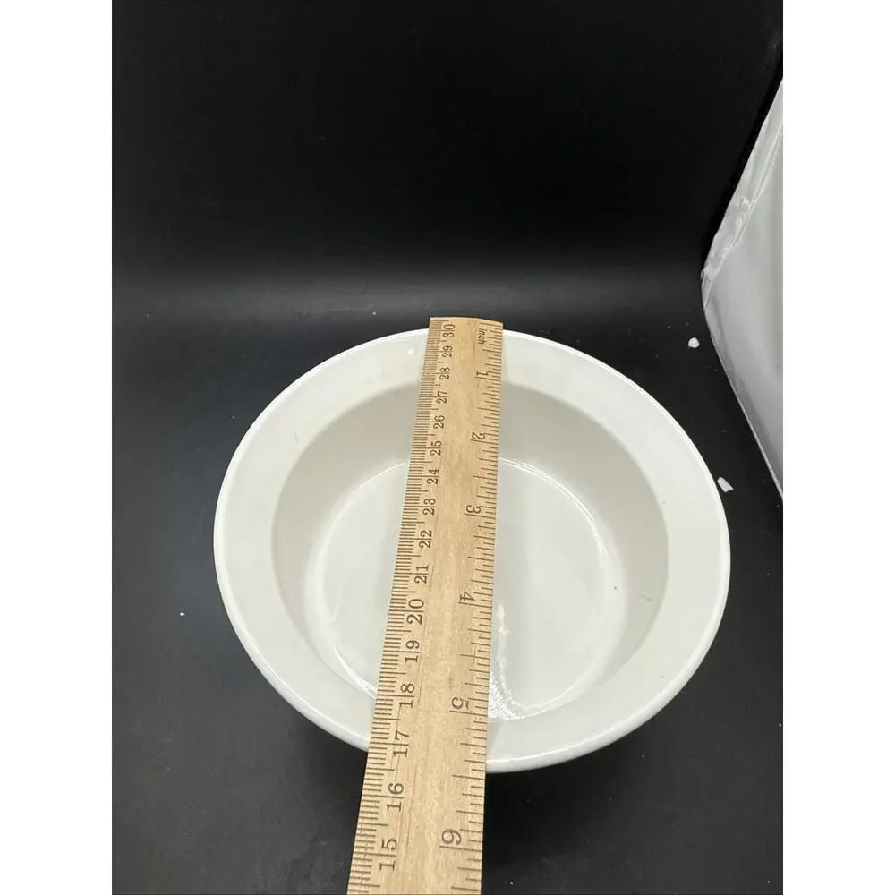 CorningWare French White Stoneware 16 Oz Round Ramekin Souffle Baking Dish